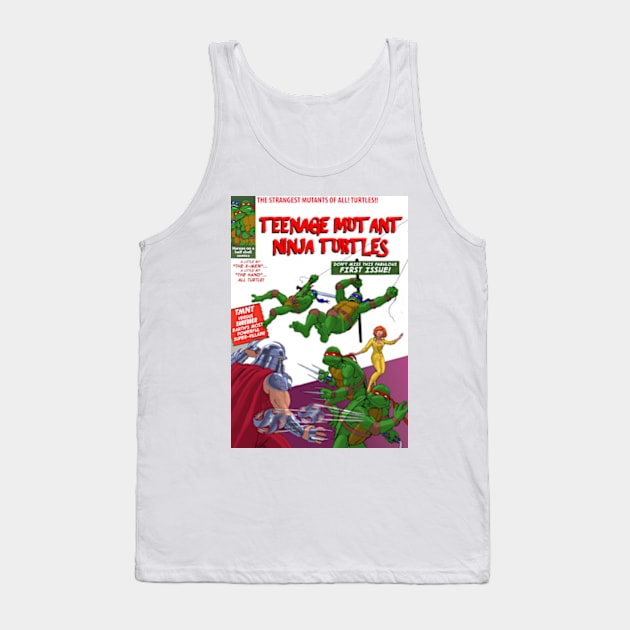 Ninja Turtles on a classic cover! Tank Top by thecountingtree